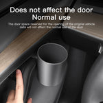 Car Door Cup Holder for Tesla Model 3 Y | 4-Piece Door Storage Rack Set lifestyle view