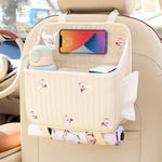 Car Seat Back Organizer Multifunctional Storage Bag Auto Rear Seat Hanging Pouch for C close-up view