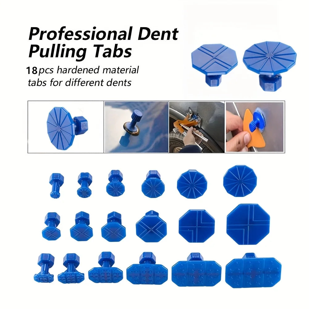 New Paintless Dent Removal Kit for Car Body Repair Tools Dent Removal Tools Hail Damage Repair Tools Dent Puller Kit