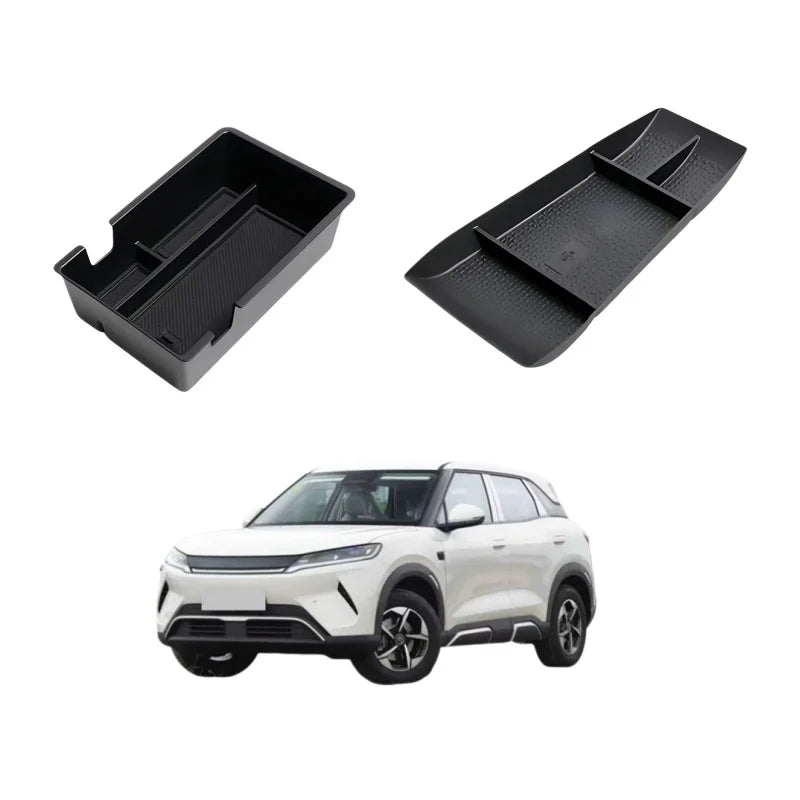 For BYD ATTO 2 Yuan up EV 2024 2025 Armrest Box Storage Tray Console Holder Container Organizer Car