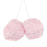 6cm Multicolor Plush Dice Pendant Car Hanging Ornament