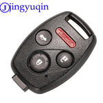 jingyuqin With Rubber Pad Car Key Remote Fob Cover For Honda Accord CRV Pilot Civic 2003 detail view