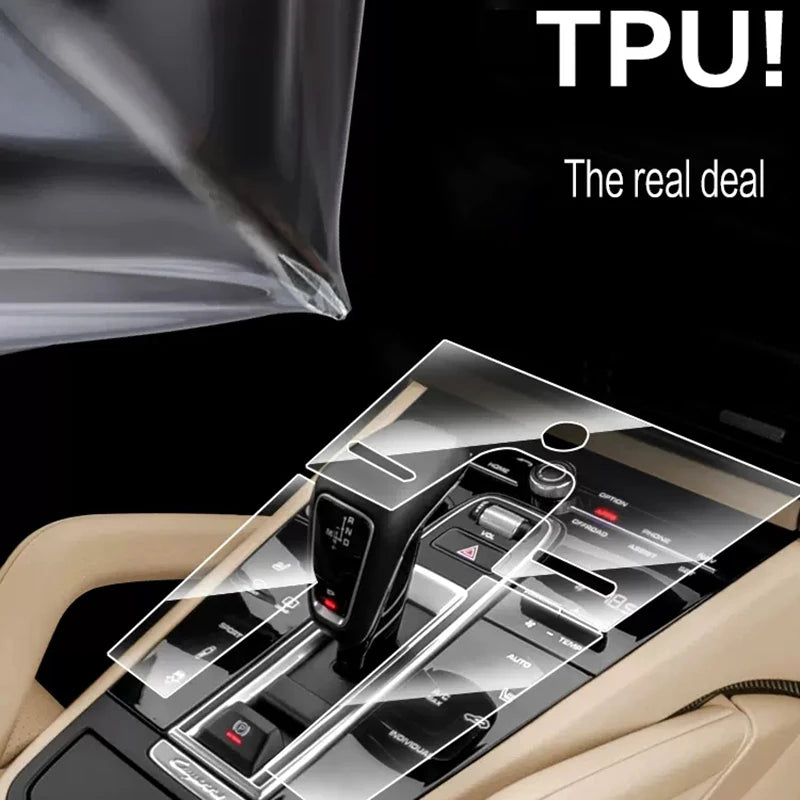 Car Interior Door Center Console Media Dashboard Navigation TPU Anti-scratch Protecto lifestyle view