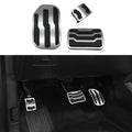 2pcs/3pcs Aluminum Foot Pedal Red Car Accelerator Gas Fuel Brake Rest Pads Mat Cover for Ford Raptor F150 2015 2016 2017 2018