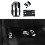 Aluminum Foot Pedal Cover for Ford Raptor F150 2015-2020 | Red Accelerator Brake Rest Pad Set