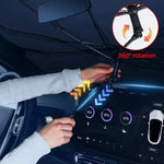Bendable Handle Foldable Car Windshield Sun Shade | Universal Sunshield Protector for alternate view