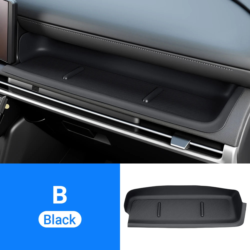 For Hyundai Tucson NX4 2025 2026 Car Center Console Organizer Tray Armrest Storage Box Glass Lift Switch Silicone Cover