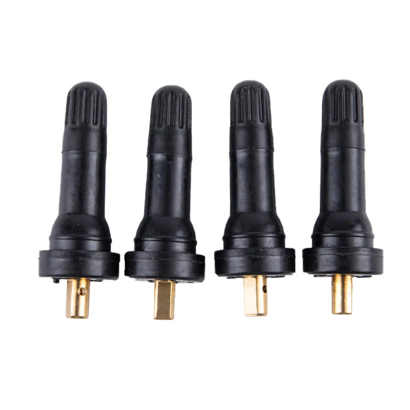 4 Pcs Tire Pressure Sensor Valve for TPMS | Rubber Nipple for Tubeless Disc Wheel additional angle