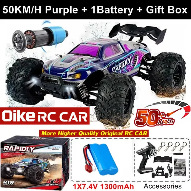 4WD Off Road RC Car 1:16 Scale Remote Control Buggy Truck detail view