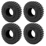 1.0 Inch Soft Rubber RC Crawler Tires 4Pcs for TRX-4M Axial SCX24 detail view