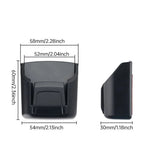 Car Key Holder Clip Car Interior Storage Box Dashboard Organizer Adhesive Mount Upgrade Style For Card Key Rack Universal Fit