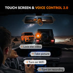 Dash Cam 4K+1080P M40 Front and Rear with Voice Control ADAS and GPS