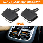 Interior Car Rear Air Conditioning AC Vent Grille Outlet Slider Knob Tab Clip Repair Kit For Volvo V90 S90 XC90 2016-2024