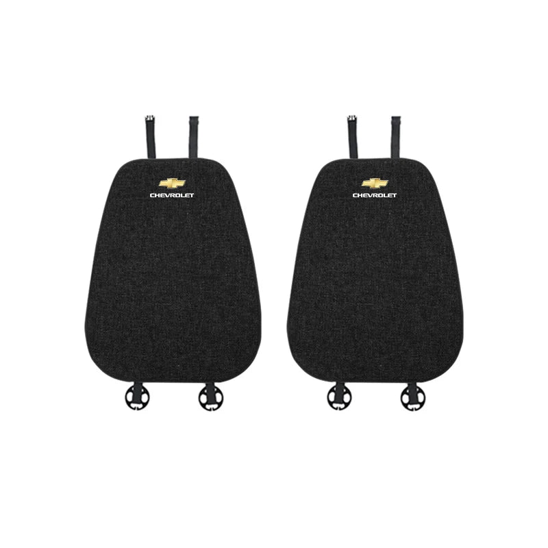 Car Seat Cushion Cover Breathable Flax Fabric Soft Pad | For Chevrolet Models close-up view