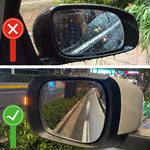 2pcs Car Rearview Mirror Rain Eyebrow Visor Spoiler Carbon Fiber Car Rearview Side Snow Sun Visor Rain Cover Car Mirror Accessor