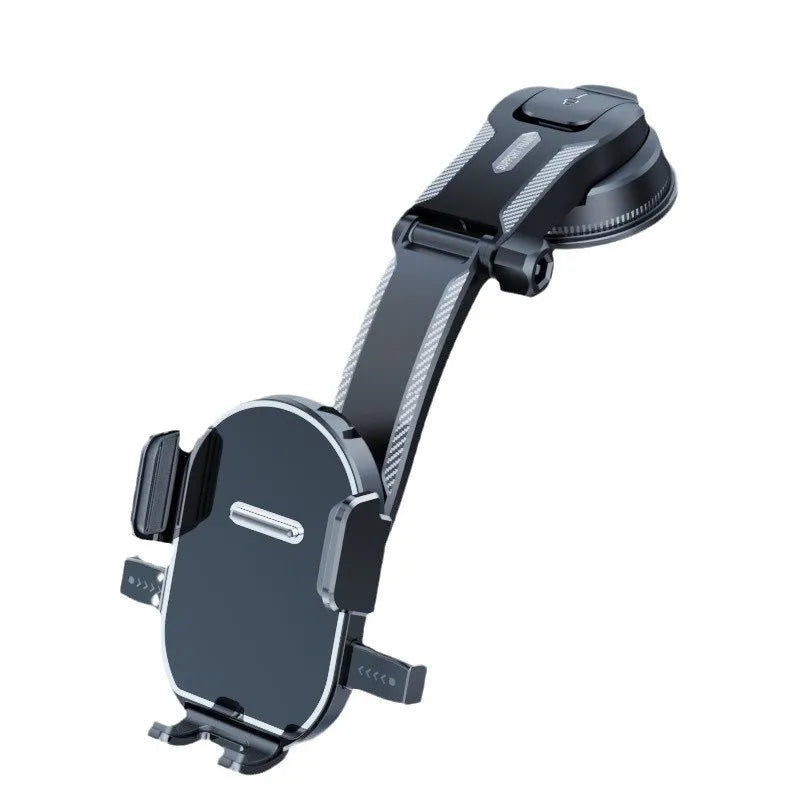 Adjustable Car Phone Mount | 360° Swivel Dashboard Cradle with Strong Suction alternate view