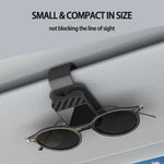 Car Sun Visor Sunglasses Clip Holder Stable Eyeglasses Hanger Card Ticket Organizer I alternate view