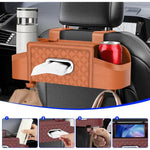 Car Seat Back Organizer with Tissue Holder, Cup Holder, Phone Stand