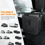 Foldable Car Trash Can, Large Capacity Car Hanging Waterproof Leakproof Trash Can S additional angle