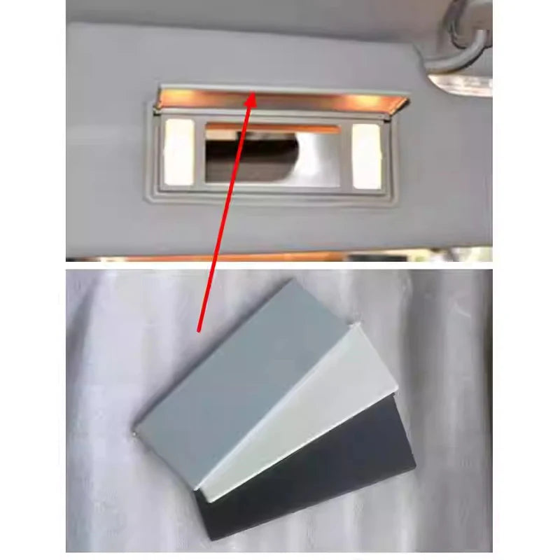 Sun Visor Makeup Mirror Cover for Ford Focus 2012-2018 Sun Visor Light Cover Size 7cm X 18.7cm
