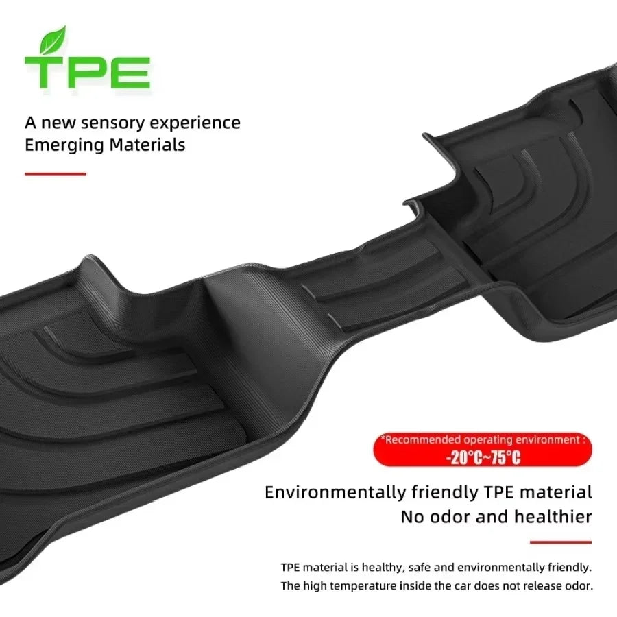 BMW X3 / X4 / iX3 Floor Mats (2018–2024) | All-Weather TPE with Trunk Liner lifestyle view
