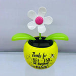 Car Decoration Swinging  Solar Power  Car Gadgets Car Dashboard Ornaments Flower Swinging Solar Powered Dancing Flower