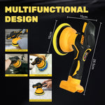 Cordless Car Buffer Polisher 5000RPM Random Orbital Polisher 8 Variable Speed Car Det lifestyle view