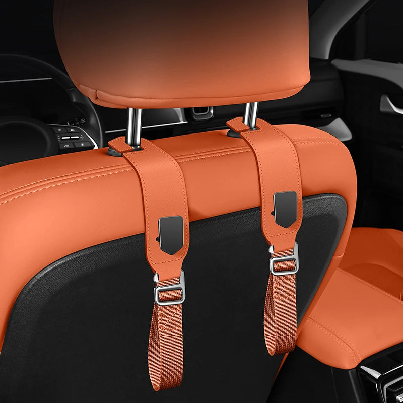 Universal Car Zinc Alloy Seat Back Hook Multifunctional Rear Storage Hook for Vehicles Interior Rear