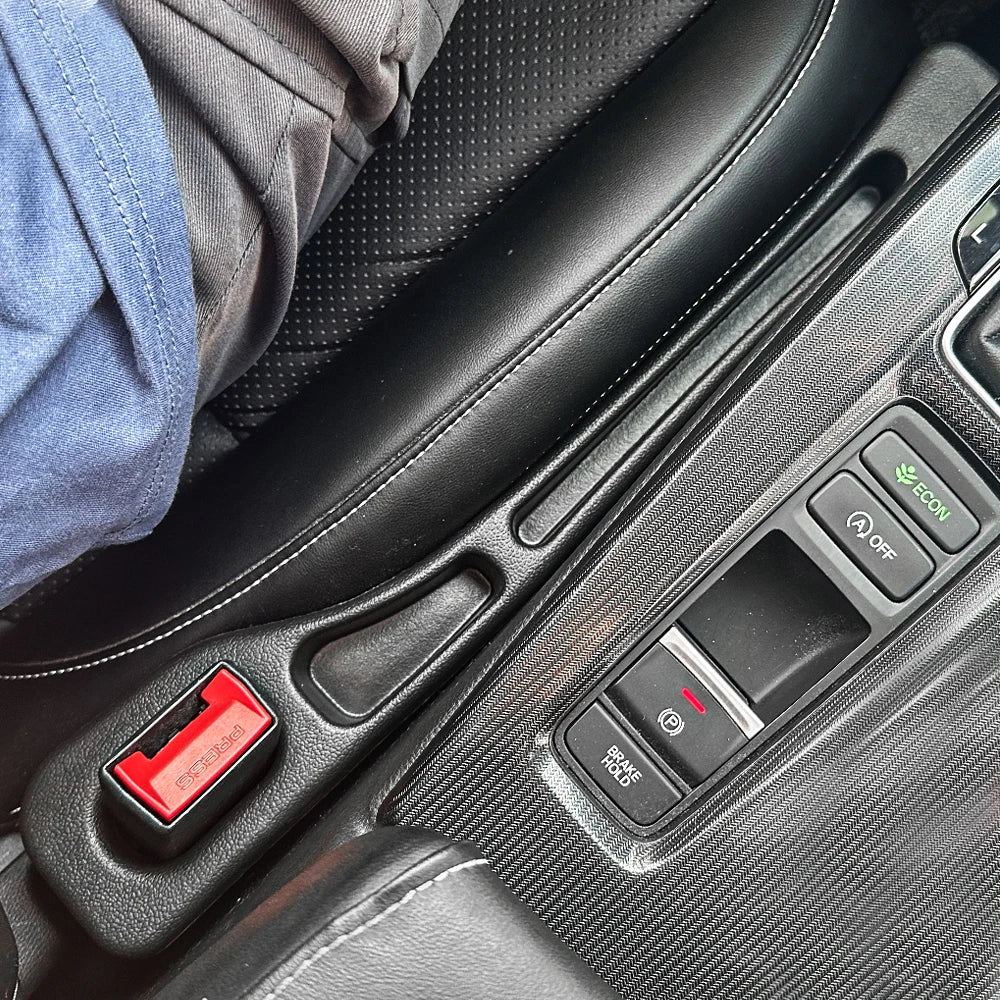 2pcs Car Seat Gap Filler, Dual Slot Design, Car Interior Accessories, Phone & Key Storage Box, Car S