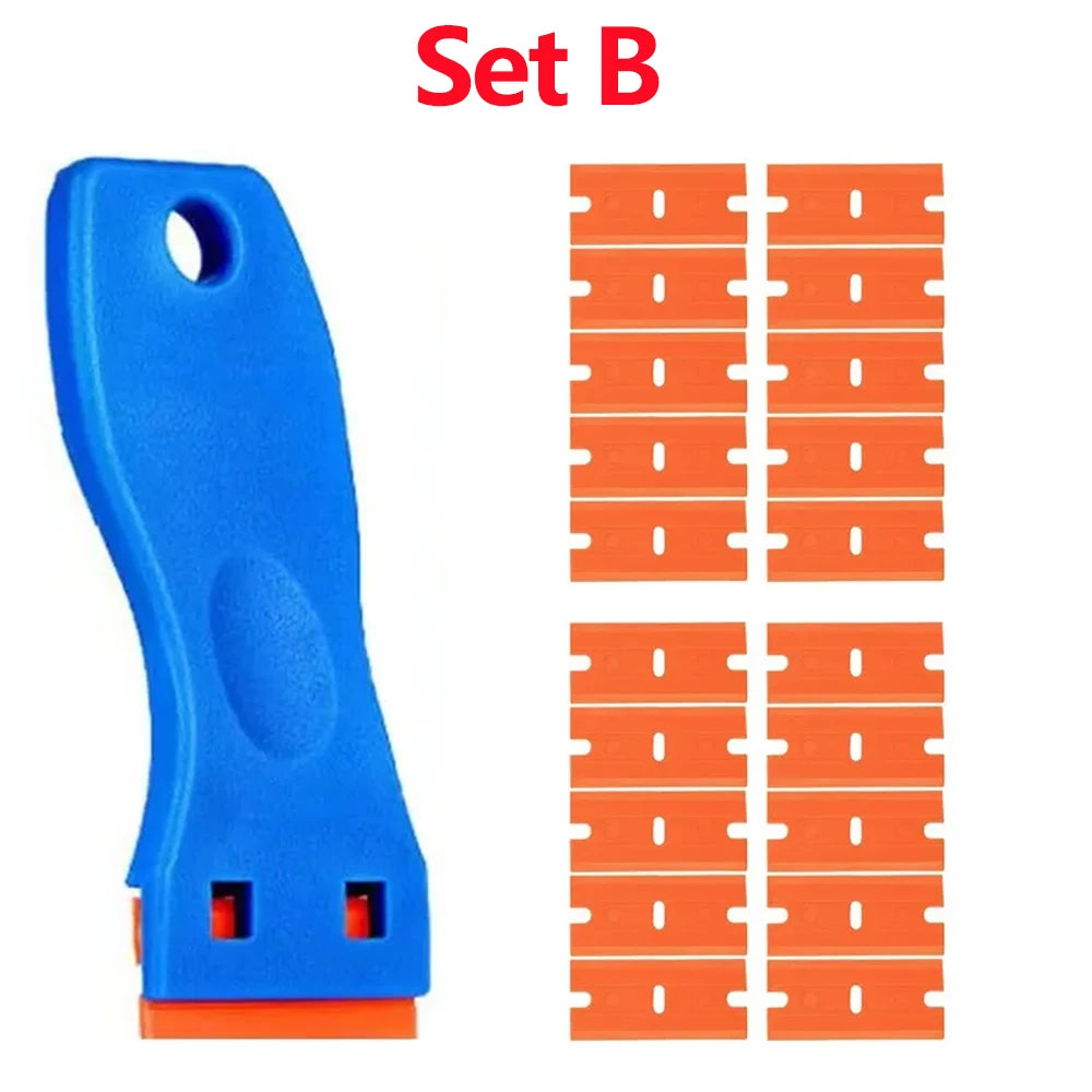 Car Sticker Carbon Fiber Vinyl Car Sticker Film Install Squeegee Scraper with Felt To alternate view