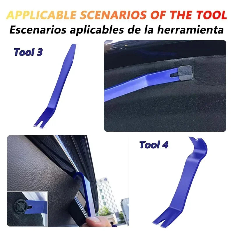 Plastic Car Trim Removal Kit with Pry Tools detail view