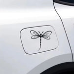 Dragonfly Mirror Stickers, Dragonfly Lovers Car Stickers, Dragonfly Stickers, Sun Visor Mirror Stickers