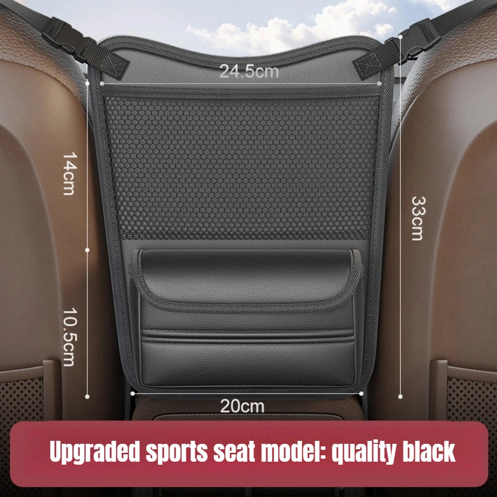 Between Seats Car Storage Pocket Organizer Black alternate view