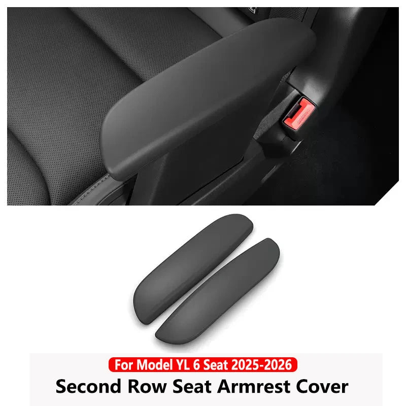 Second Row Armrest Protective Cover For Tesla Model YL Silicone Protective Case Dirt-Resistant Wear-Resistant Car Accessories
