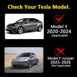 For Tesla Model Y Trunk Tailgate Guard Mat Leather Rear Trunk Door Protective Anti-di alternate view
