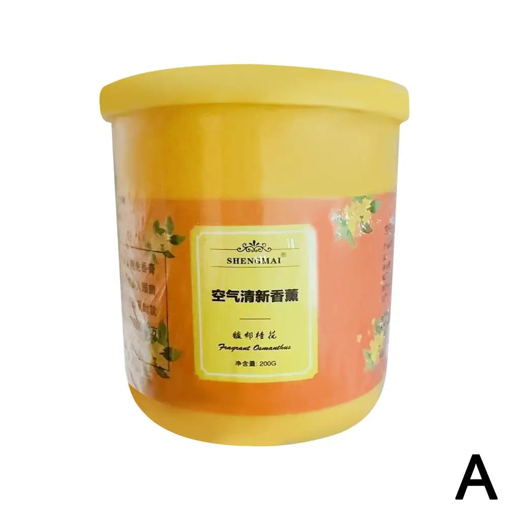 Car Interior Air Freshener Decorative Accessories Solid white peach flavor Canned Car Aromatherapy Multi-functional Fiber Deodor
