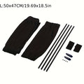 Car Window Shades 2pcs Universal Foldable Sun Visor UV Protection close-up view