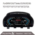 12.3”Digital Dashboard Speedometer For BMW 5/6/7Series X3/X4/X5/X6 F01 F07 F10 F15 F16 F18 F25 F26 LCD Cluster Instrument Panel