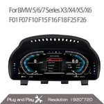 12.3" Digital Dashboard Speedometer for BMW 5/6/7 Series X3 X4 X5 X6 F01 F07 F10 F15 F16 detail view