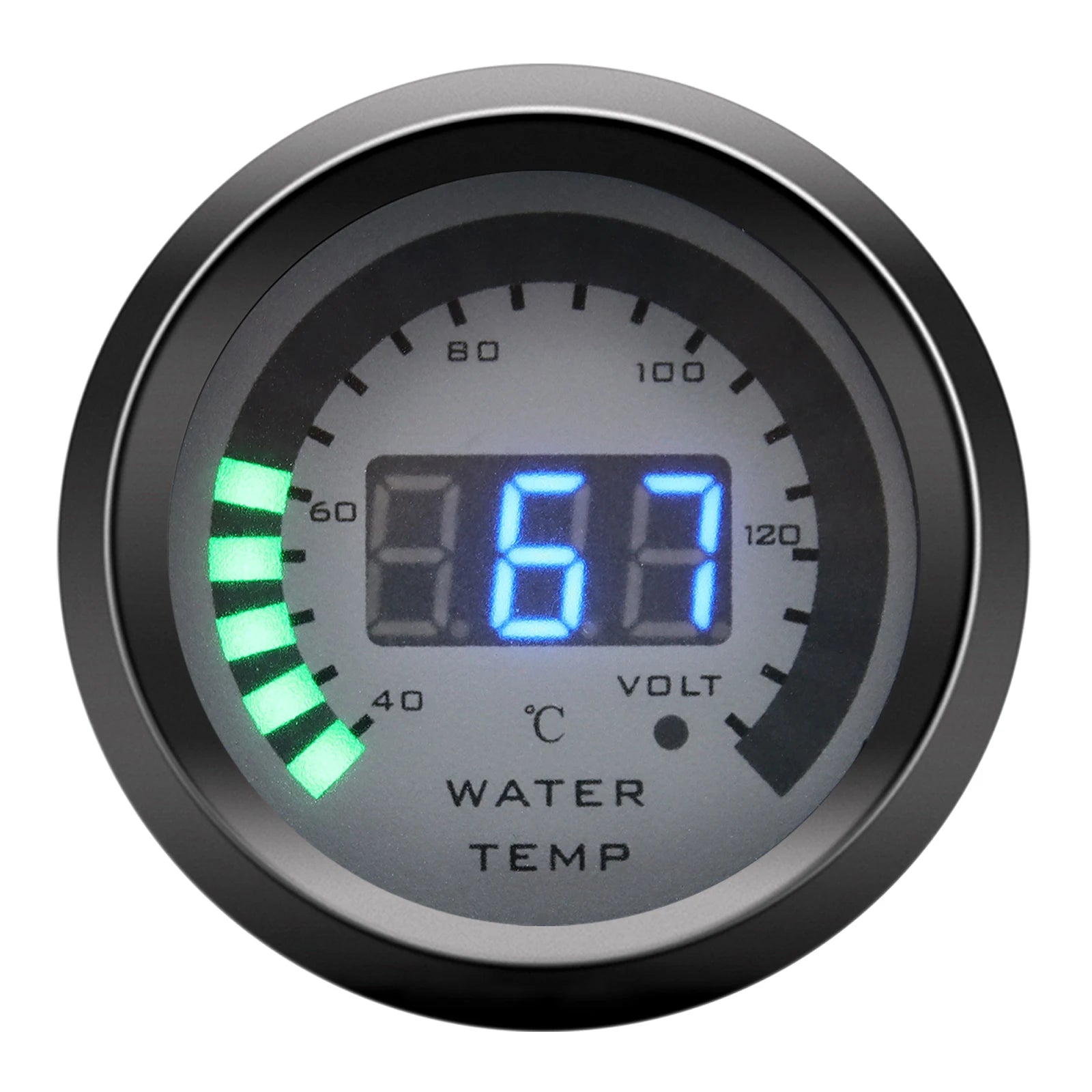 52mm Digital Car Gauge Set | AFR Tachometer Voltmeter Boost Vacuum Water Temp Oil Tem lifestyle view