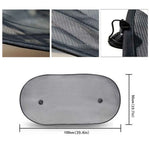 Car Back Window Sun Shade Mesh | UV Protection Heat Insulation Car Sunshade Screen detail view