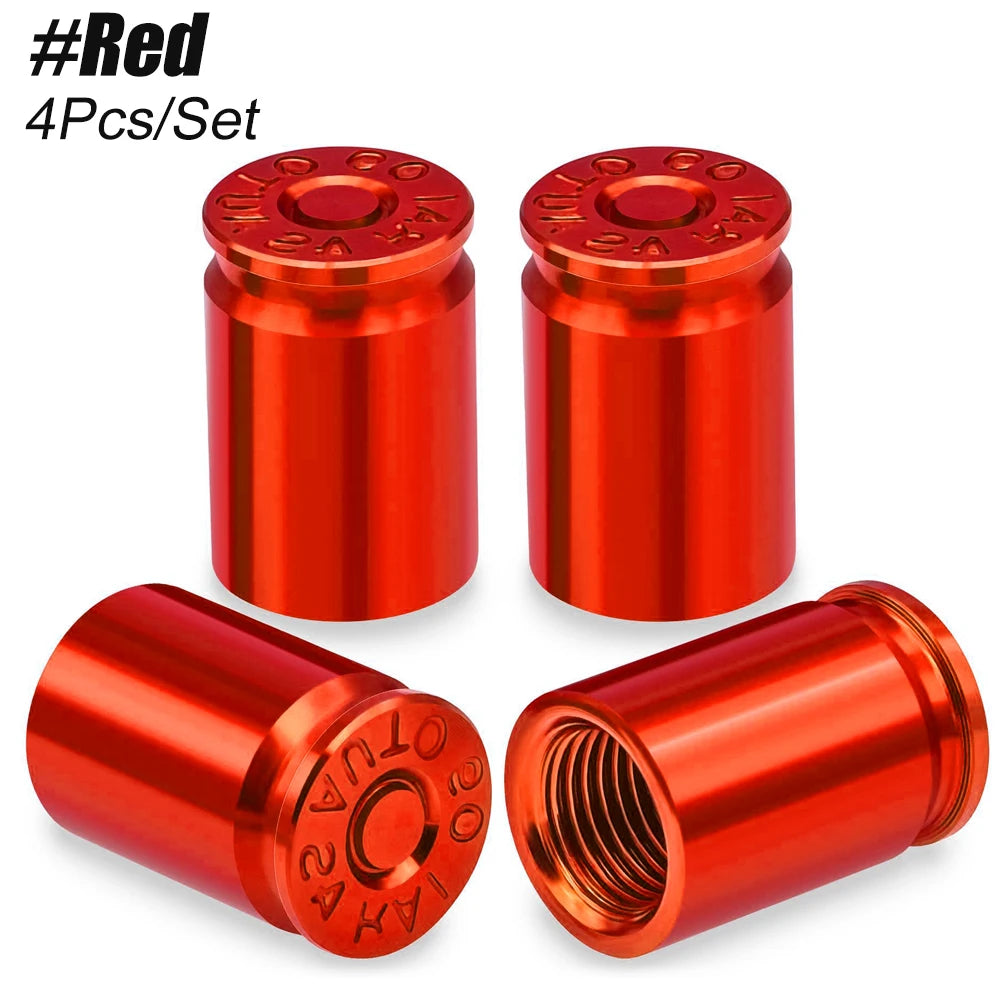 4PCS Tire Valve Stem Caps | Universal Leak Proof Stem Covers for Car SUV Truck Bicycl lifestyle view