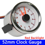 52mm Waterproof Clock Gauge 0-12 Hours | Red Blue White Backlight Hourmeter for Car T alternate view