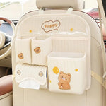 Car Seat Back Organizer Multifunctional Storage Bag Auto Rear Seat Hanging Pouch for alternate view