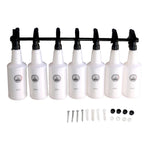 Spray Bottle Storage Rack Car Wash Tool Holder Metal Display Bar Hanger Garage Laundry Car Beauty Shop Organizer Accessory
