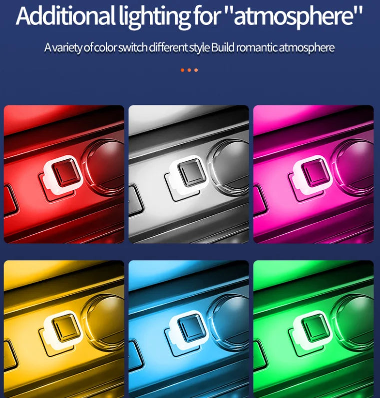 Car USB LED Ambient Atmosphere Lamp Plug And Play alternate view