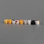 9Pcs Mini Cartoon Cat Car Ornaments Lovely Kawaii Decor for Car Dashboard Home Deskto alternate view
