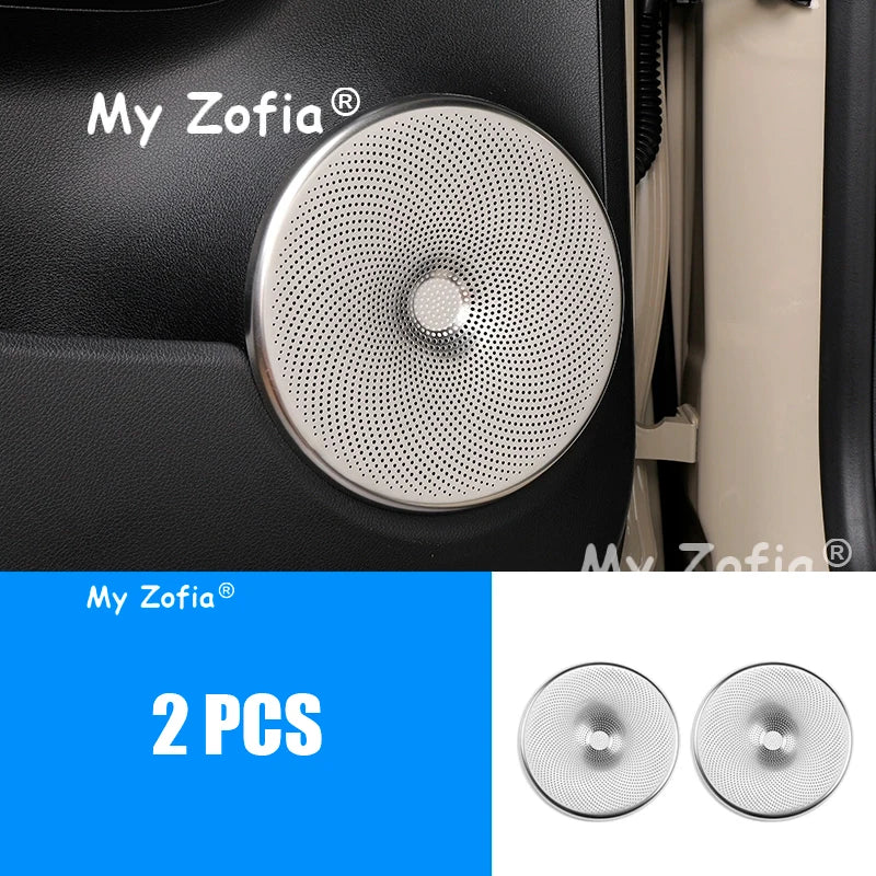 For Smart #3 2024 2025 2026 Car Stainless Steel Instrument air outlet cover Center additional angle