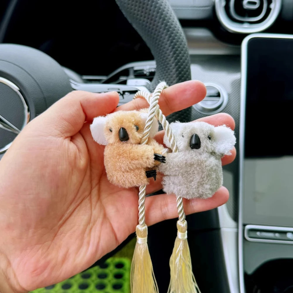 Koala Plush Car Hanging Ornament for Rearview Mirror
