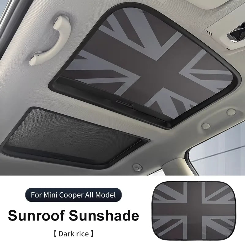 Mini Cooper Sunroof Sunshade Cover | UV Protection Heat Shield Foldable lifestyle view